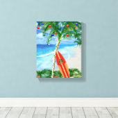 Toile Noël de plage (Insitu (Plancher de Bois))