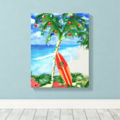 Toile Noël de plage (Insitu (Plancher de Bois))