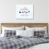 Toile Noël de Santa and his Flying (Insitu(Chambre))