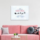 Toile Noël de Santa and his Flying (Insitu(Salon))
