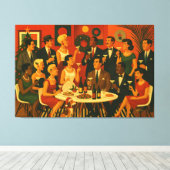 Toile Noël des Intellectuels Martini Moderne du Milieu d (Insitu (Plancher de Bois))