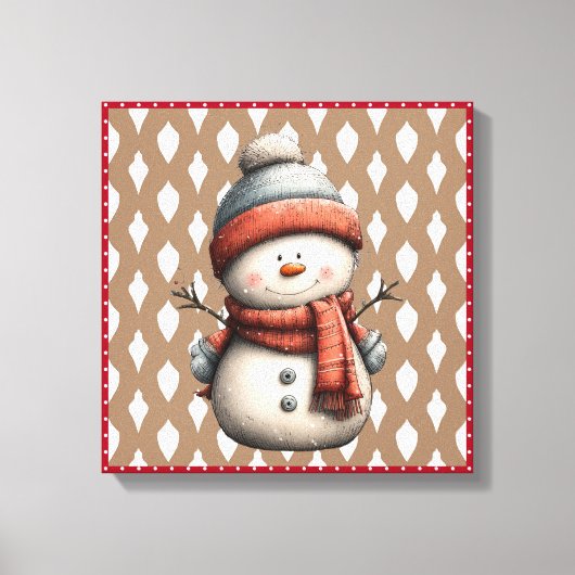 Toile Noël des motoneiges (Recto)