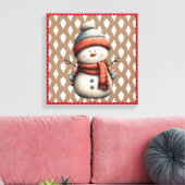 Toile Noël des motoneiges (Insitu(Salon))