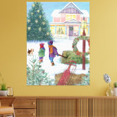 Toile Noël du réveil cardiaque (Insitu(Salon))