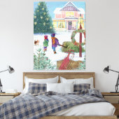 Toile Noël du réveil cardiaque (Insitu(Chambre))