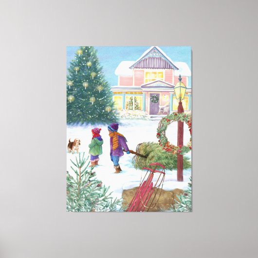 Toile Noël du réveil cardiaque (Recto)