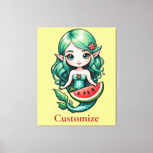 Toile Noël en juillet Elf Mermaid Thunder_Cove (Recto)