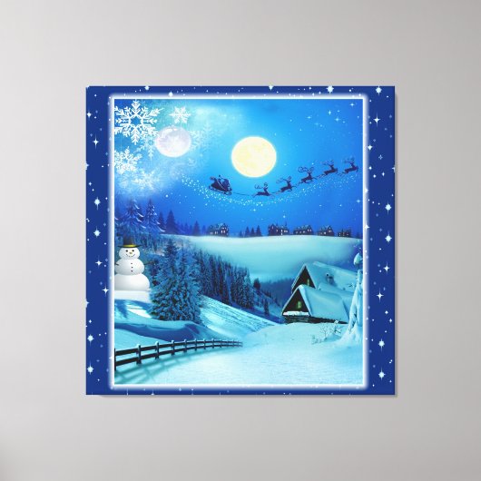 Toile Noël et Nouvel An 2024 (Recto)