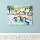 Toile Noël hiver (Insitu (Plancher de Bois))