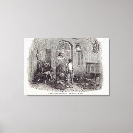 Toile Noël : "Les Compliments de la saison" (Recto)