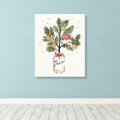 Toile Noël Lobirds Paix (Insitu (Plancher de Bois))