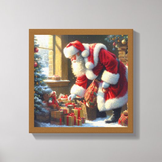 Toile Noël Père Noël 3 (Recto)