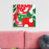 Toile Noël présent (Insitu(Salon))