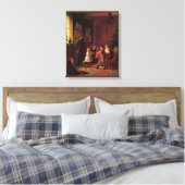 Toile Noël (Scène de Noël Vintage) (Insitu(Chambre))