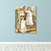 Toile Noël victorien, Bas de Noël pour enfants (Insitu (Plancher de Bois))