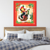 Toile Noël vintage (Insitu(Chambre))