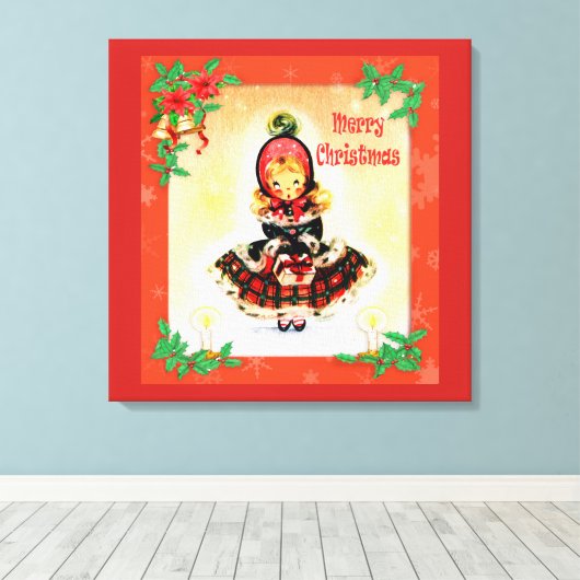 Toile Noël vintage (Insitu (Plancher de Bois))