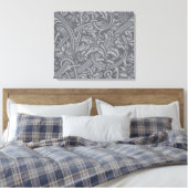 Toile Nœud de chardon écossais de style William Morris (Insitu(Chambre))