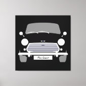 Toile Noir Austin Mini Cooper original classique (Recto)