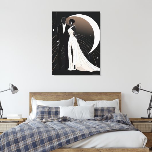 TOILE NOIR ÉLÉGANCE #1 (Insitu(Chambre))