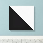 Toile Noir et blanc (Insitu (Plancher de Bois))