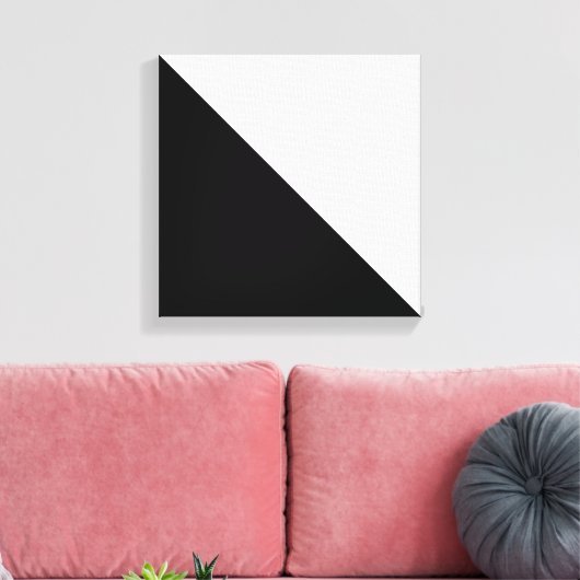 Toile Noir et blanc (Insitu(Salon))