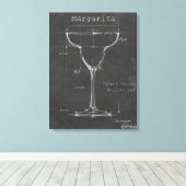 Toile Noir et blanc Margarita Verre Plan (Insitu (Plancher de Bois))