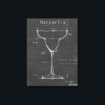 Toile Noir et blanc Margarita Verre Plan<br><div class="desc">Blanc & Noir Margarita Verre Blueprint. Artiste : Ethan Harper. ID d'image : 106175Z.</div>