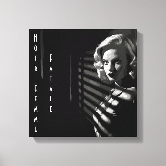 Toile Noir Femme Fatale (Recto)