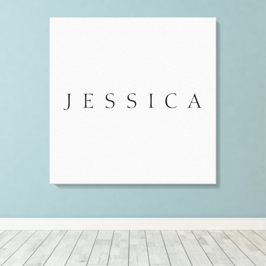 Toile Nom classique (ou mot) (Insitu (Plancher de Bois))