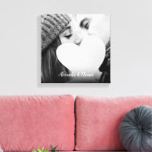 Toile Nom de script de photo personnalisé (Insitu(Salon))