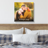 Toile Nom de votre script de photo de famille préférée (Insitu(Chambre))