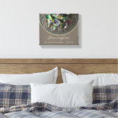 Toile Nom du monogramme Année de création Boho Abstrait (Insitu(Chambre))
