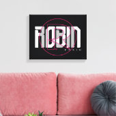 Toile Nom graphique Robin Hi-Tech (Insitu(Salon))