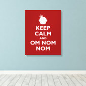 Toile Nom Nom Om Nom (Insitu (Plancher de Bois))