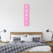 Toile Nom personnalisé vertical (Insitu(Chambre))