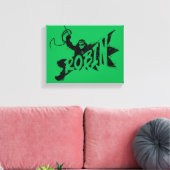 Toile Nom Pinceau Encre Robin (Insitu(Salon))