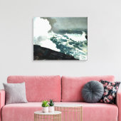 Toile Noreaster - Winslow Homer célèbre peinture (Insitu(Salon))