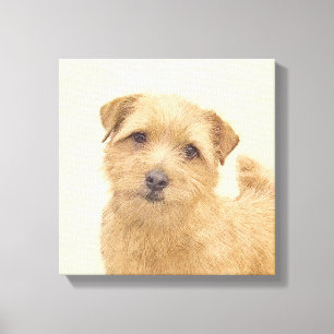 Toile Norfolk Terrier Peinture - Art Chien original