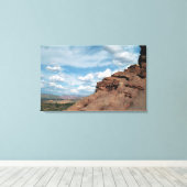 Toile North Window Arch Utah Desert Paysage Photo (Insitu (Plancher de Bois))