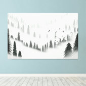 Toile Northern Forest (Insitu (Plancher de Bois))