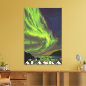 Toile Northern Lights et Orcas - Denali Nat'l Park, (Insitu(Salon))