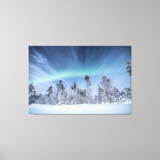 Toile Northern Lights North Norvège (Recto)