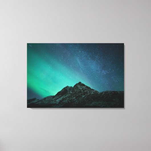 Toile Northern Lights North Norvège (Recto)