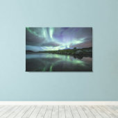 Toile Northern Lights North Norvège (Insitu (Plancher de Bois))