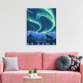 Toile Northern Lights - Wrangell, Alaska (Insitu(Salon))