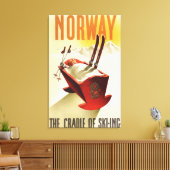 Toile Norvège - Le berceau du ski (Insitu(Salon))