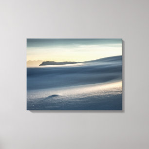 Toile Norvège Paysage neigeux