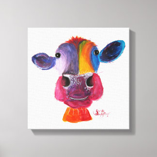 Toile Nosey Cow 'LouLou' de Shirley MacArthur