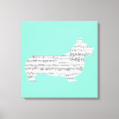 Toile Notes de Corgi (Recto)
